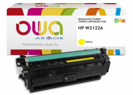 Owa Toner Compatible Con Hp W2122a/ 212a Yellow (4.500 S.)