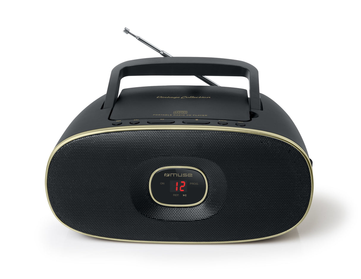 EAN 3700460206383 - Muse MD-202 VT Analógica FM, MW Negro, Oro imagen 1