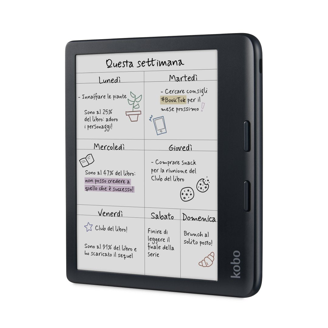 Kobo Ebook-Reader Ebookreader Libra Colour Negro Negro Bundle Incl Stylus 2 (N428-Ku-Bk-K-Bu) (N428kubkkbu)