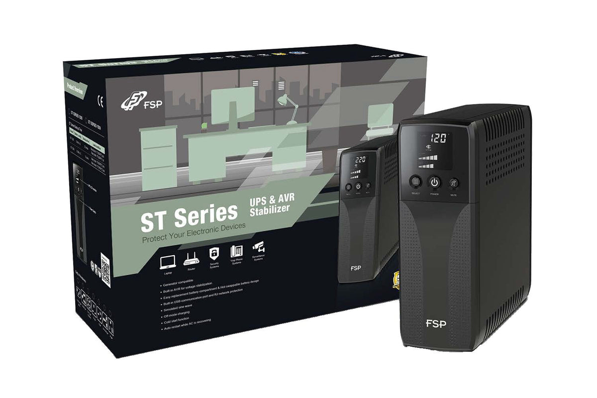 Sai Fsp St 1500 Tower 1500va 900w Rj45 Ausgang 8x Iec