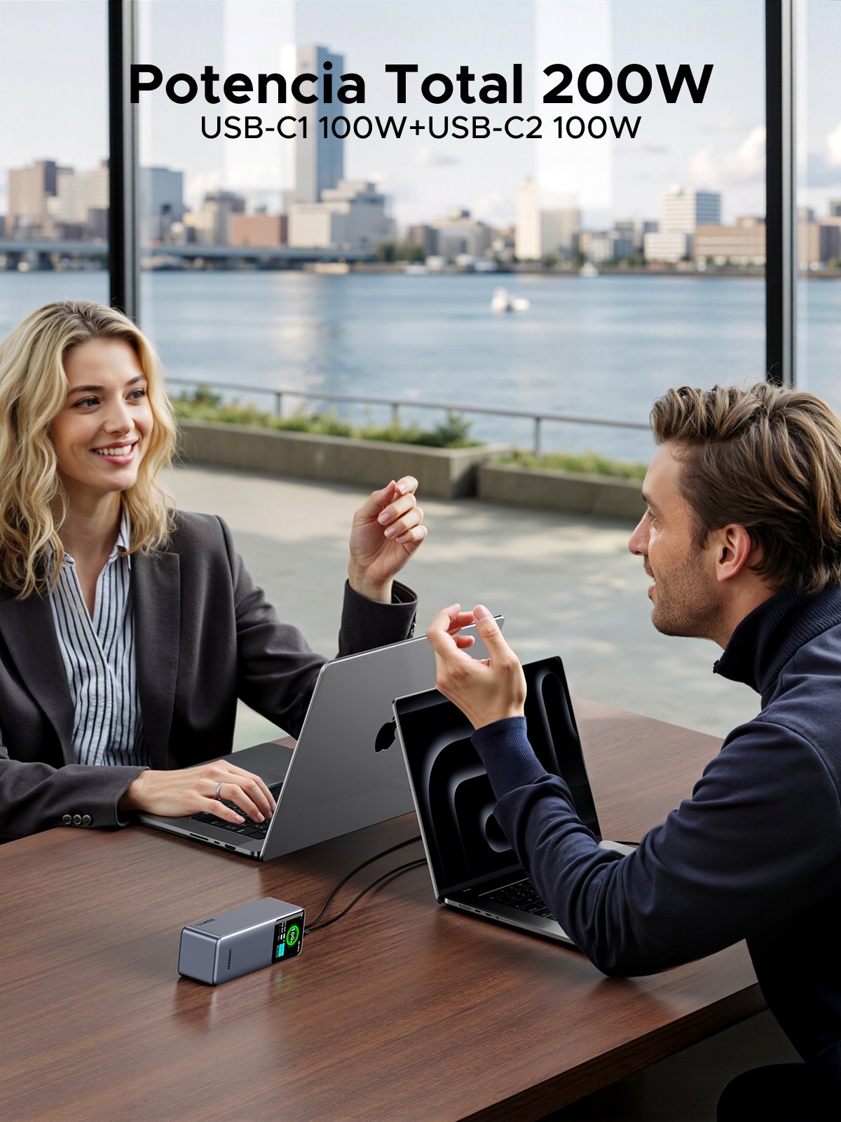 EAN 6941876242931 - Ugreen 25000mAh 200W Fast Charging Powerbank Gris imagen 15