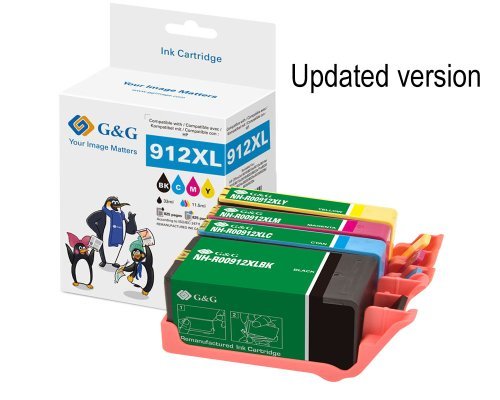 G&G Cartucho Hp 912xl/3yp34ae Xl- N Je 1x Bk, Cyan, M, Amarillo