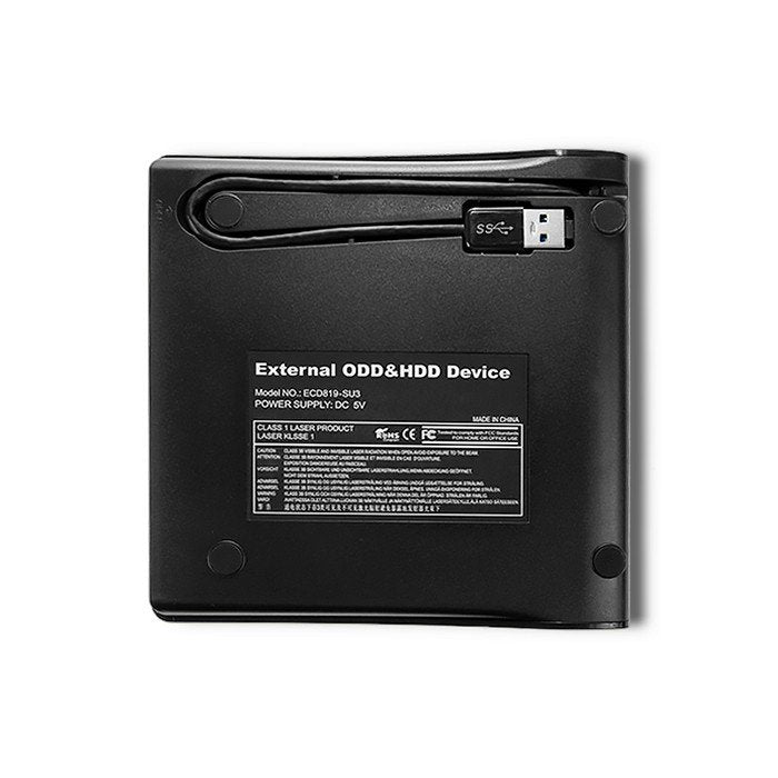 Qoltec 51865 External Usb 3.0 9.5mm Sata Optical Drive Case