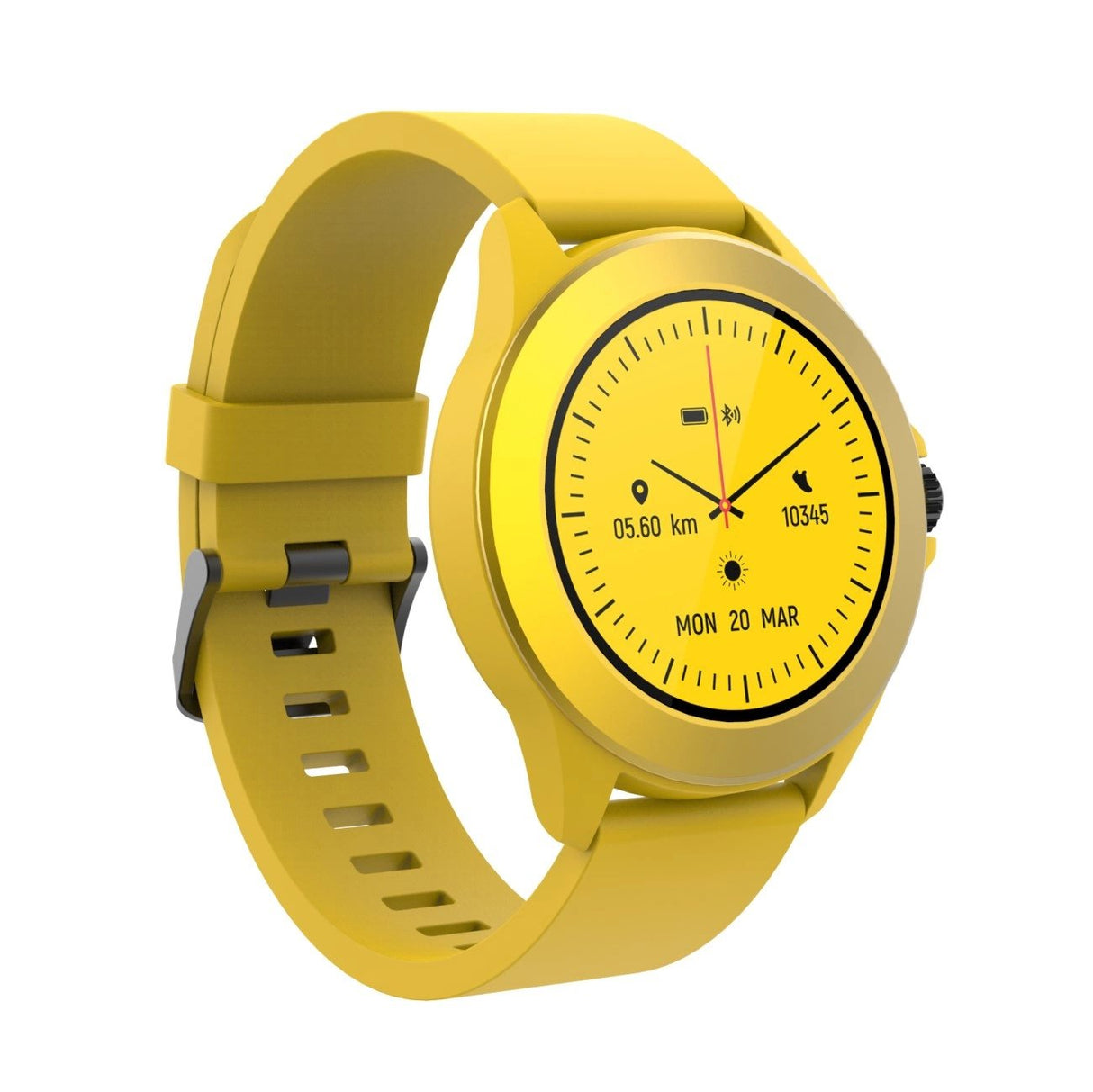Smartwatch Forever Colorum Cw-300 Notificaciones Frecuencia Cardíaca Amarillo