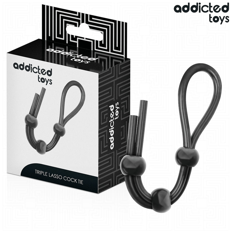 Addicted Toys - Cuerda Silicona Para El Pene De Lazo Triple