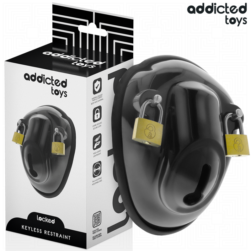 Addicted Toys Locked - Keyless Restraint Jaula Para Pene 11,5 Cm