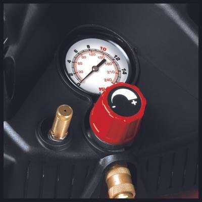 Compresor Einhell Tc-Ac 240/50/10 Of (Rojo/Negro, 1.500 Vatios) 4010393