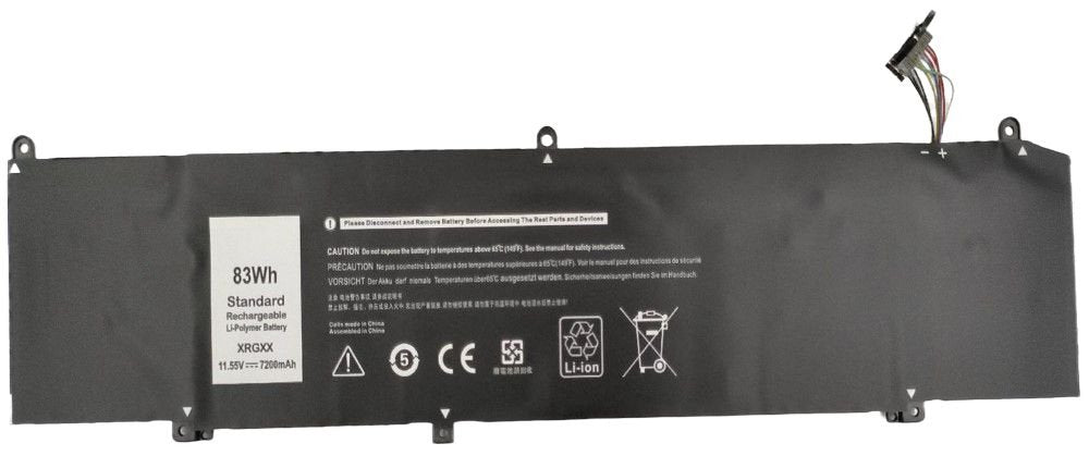 Laptop Battery For Dell 83.16wh 11.55v 7200mah