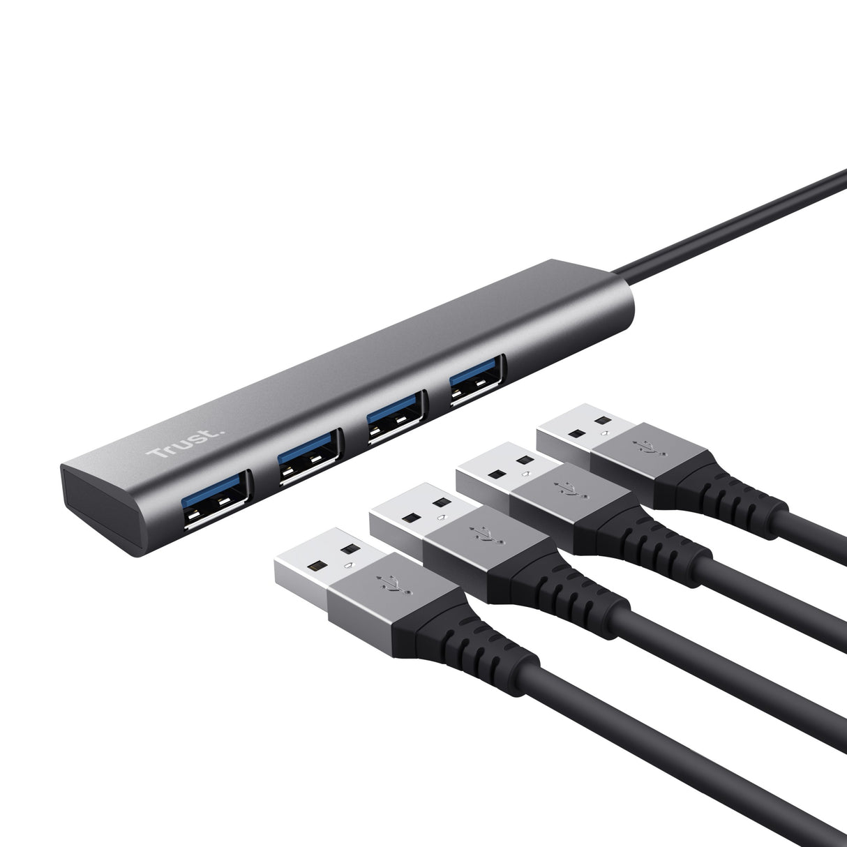 EAN 8713439249484 - Trust Halyx USB 3.2 Gen 1 (3.1 Gen 1) Type-A 5 Mbit/s Gris imagen 3