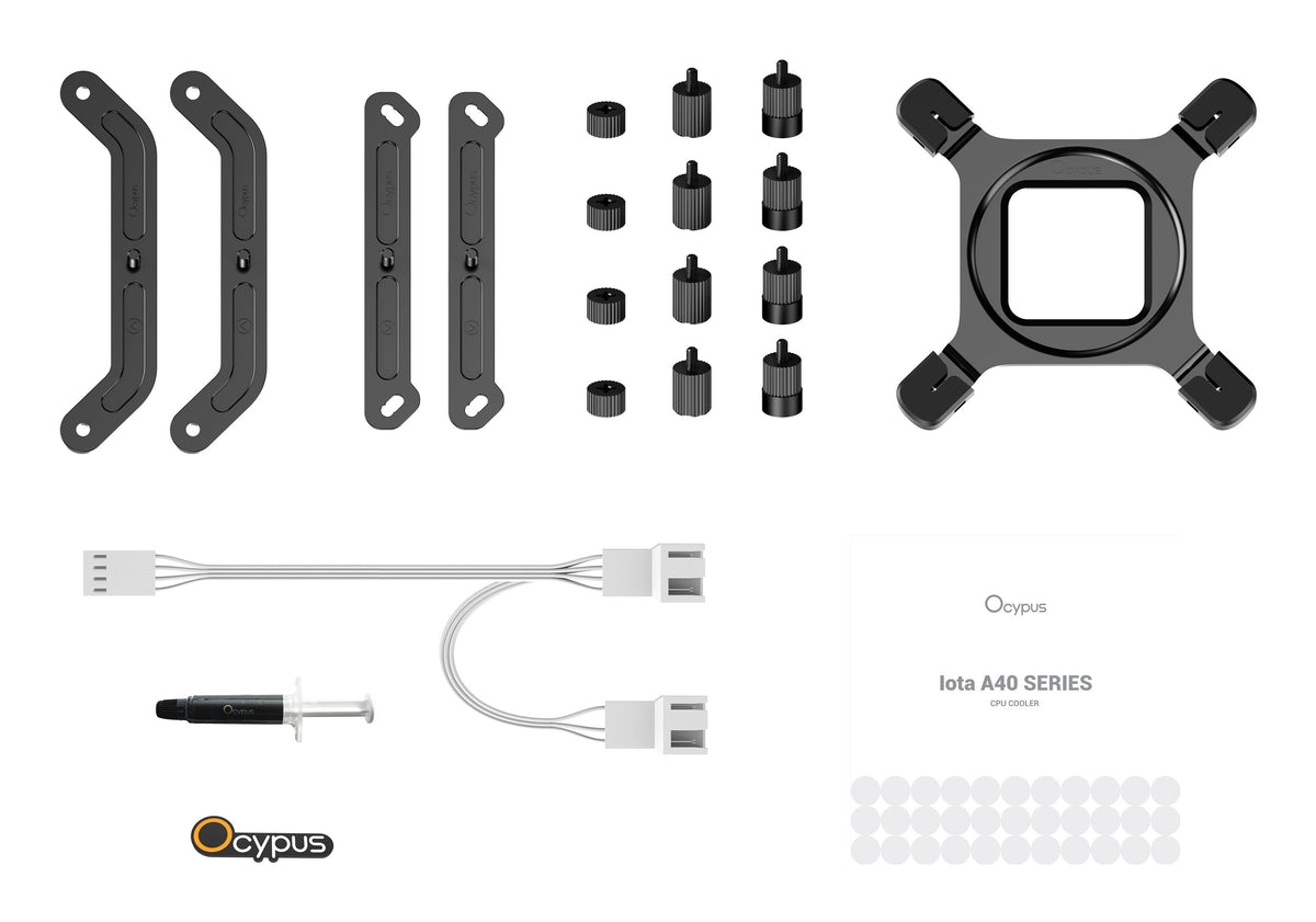 Ocypus Iota A40 Dual Fan (Blanco, 120 Mm) Iota-A40-Wh2nnwd00x-Gl