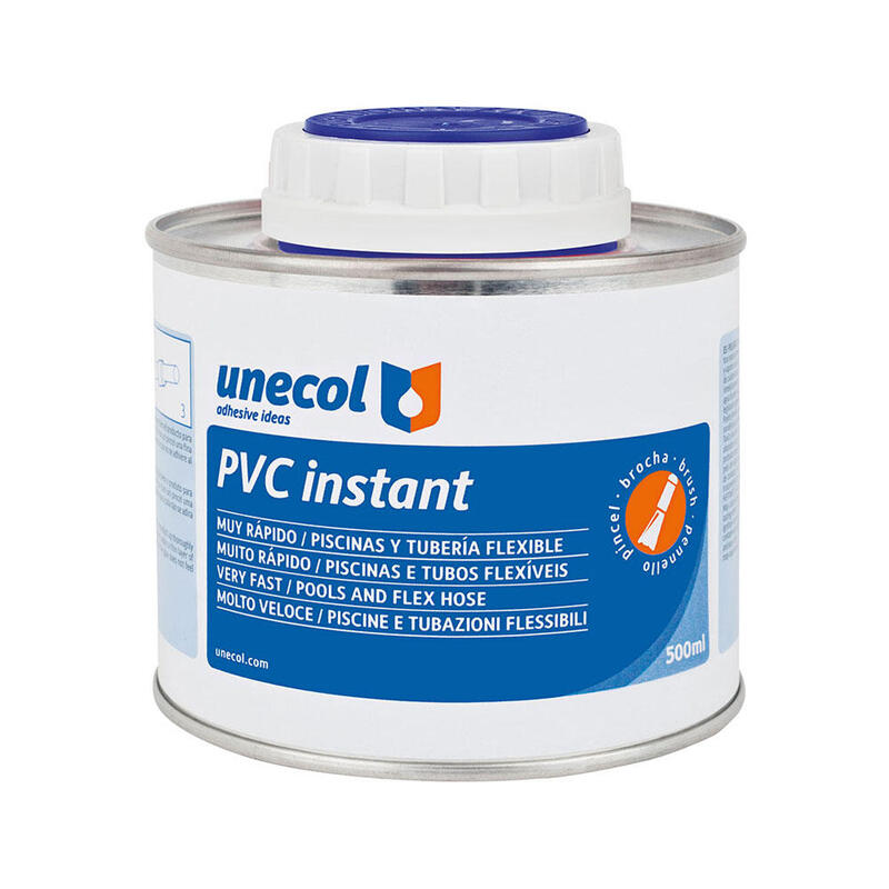 Adhesivo Pvc Instant Bote Con Pincel 500 Ml