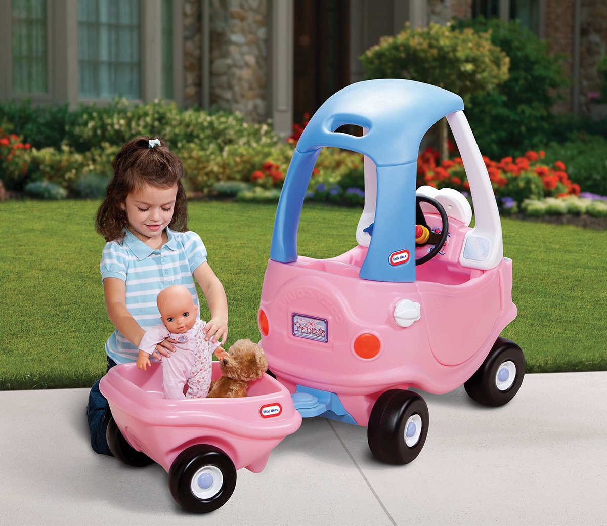 EAN 0050743170355 - Little Tikes Cozy Coupe Trailer Correpasillos con forma de vagón imagen 3