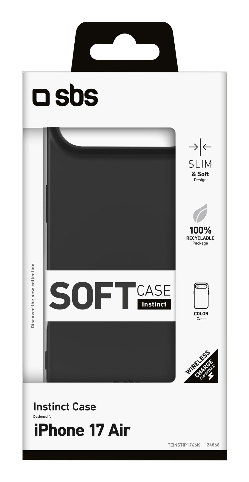 EAN 8018417524868 - SBS TEINSTIP1766K funda para teléfono móvil 16,8 cm (6.6") Negro imagen 2