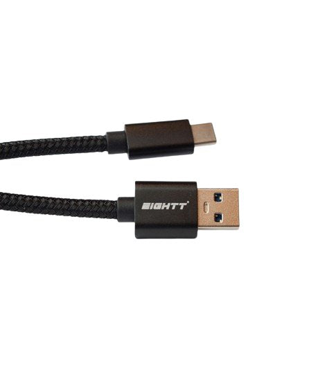 Eightt Cable Usb 3.0 A Usb Type C 1m Pvc Negro