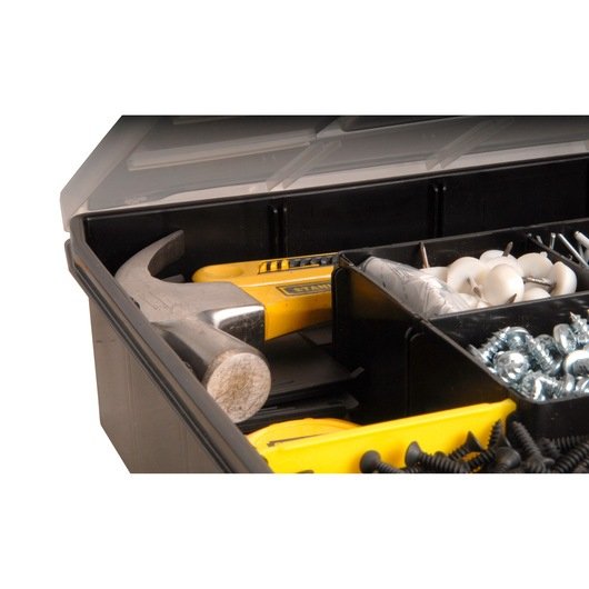 EAN 3253561947452 - Stanley CUBIX 1-94-745 pieza pequeña y caja de herramientas Caja para piezas pequeñas Negro, Transparente imagen 6