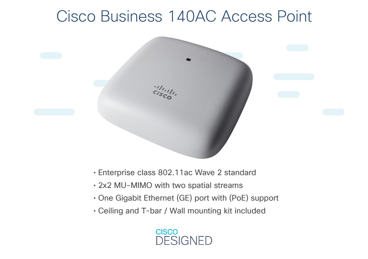 EAN 0889728279628 - Cisco CBW140AC 867 Mbit/s Blanco Energía sobre Ethernet (PoE) imagen 4