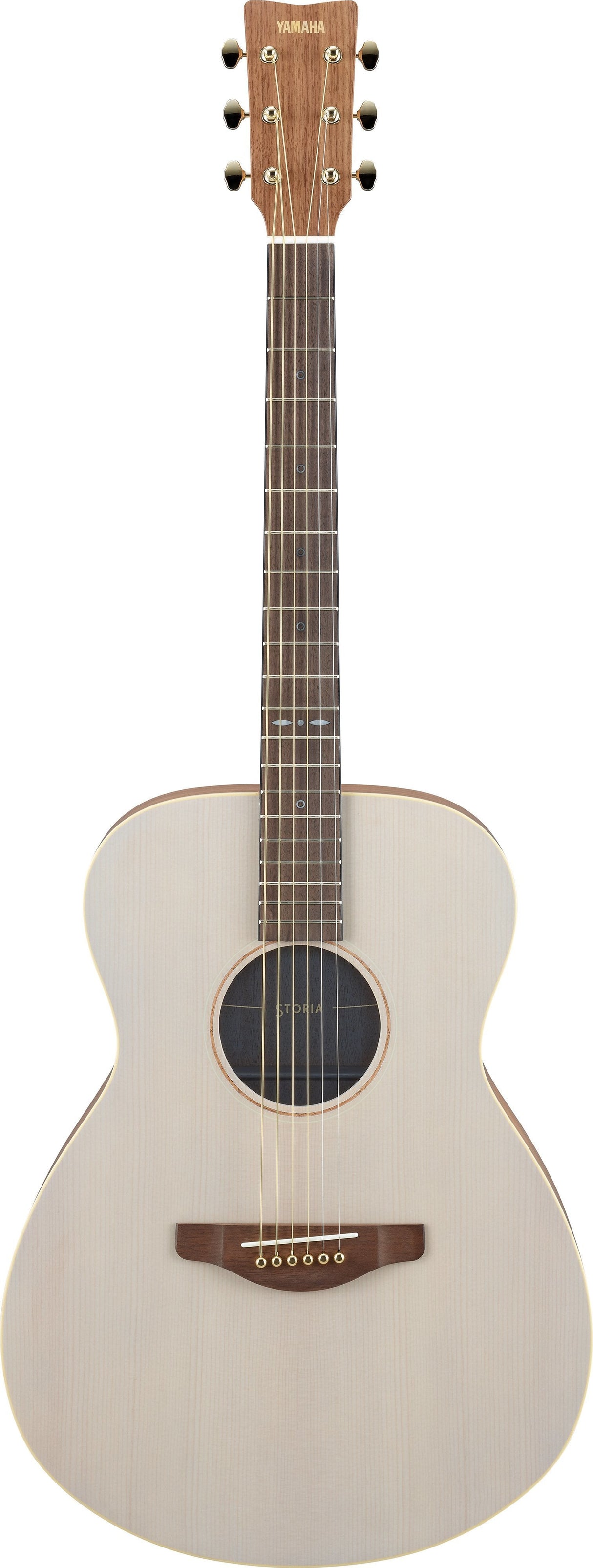 Yamaha Storia I Guitarra Acústica 6 Cuerdas Azul, Blanco