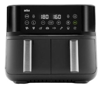 Freidora Braun Houshold Twincook 3, Td 3030i (Negro (Matt), 2.850 Watt, 2 Körbe Je 4 Liter) 0x12500010