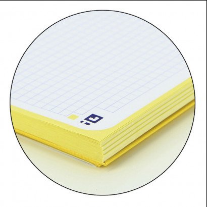 Oxford Cuaderno Europeanbook 1 Microperforado 80 Hojas 5x5 Tapas Extraduras Classic A4+ Amarillo -5u-