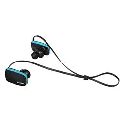 Auriculares Inalámbricos Deportivos Elbe Abt-038-Dep Con Micrófono Bluetooth Azul Y Negro