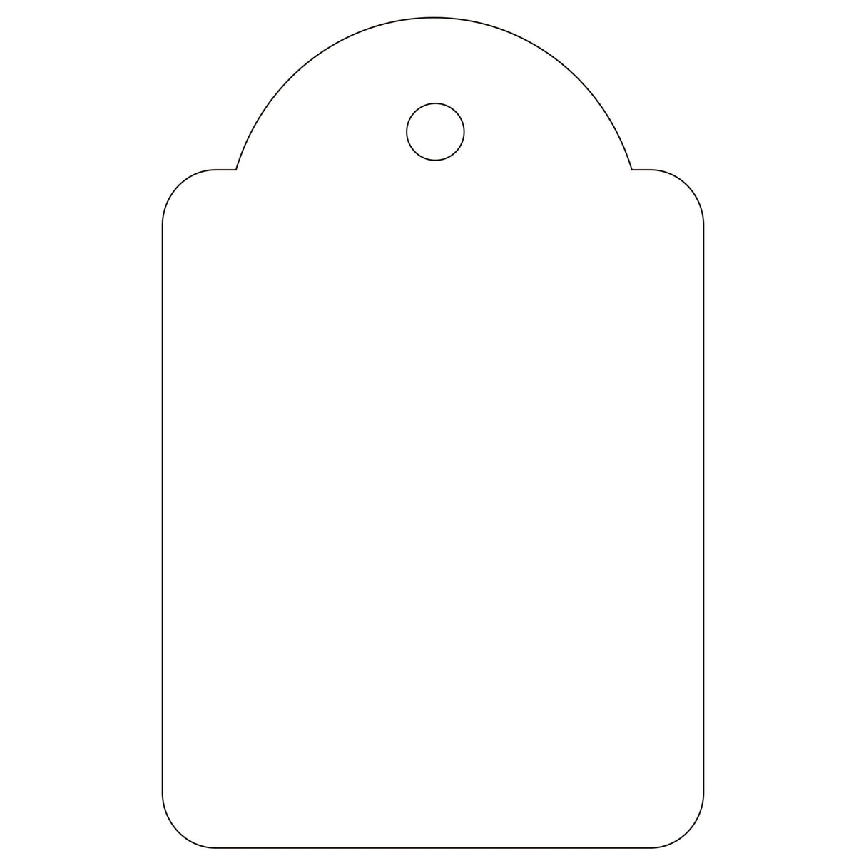 Apli Caja 500 Etiquetas Colgantes Con Hilo 28x43mm Blanco