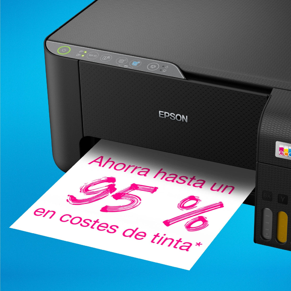 Impresora Multifunción Tinta Epson Ecotank Et 2865 Serie 2860 Color Tinta Recargable Negro