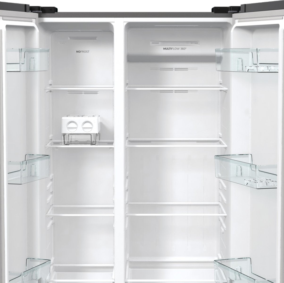 EAN 3838782684449 - Gorenje NRR9185EAXL nevera puerta lado a lado Independiente 550 L Gris imagen 16