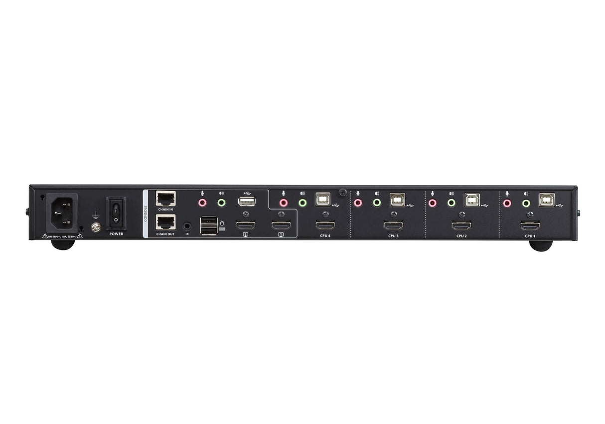 EAN 4719264647505 - ATEN CM1284 interruptor KVM Montaje en rack Negro imagen 2