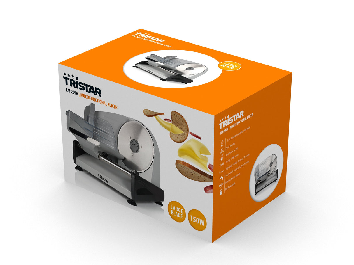 Cortafiambres Tristar Em-2099 150w Negro, Plata