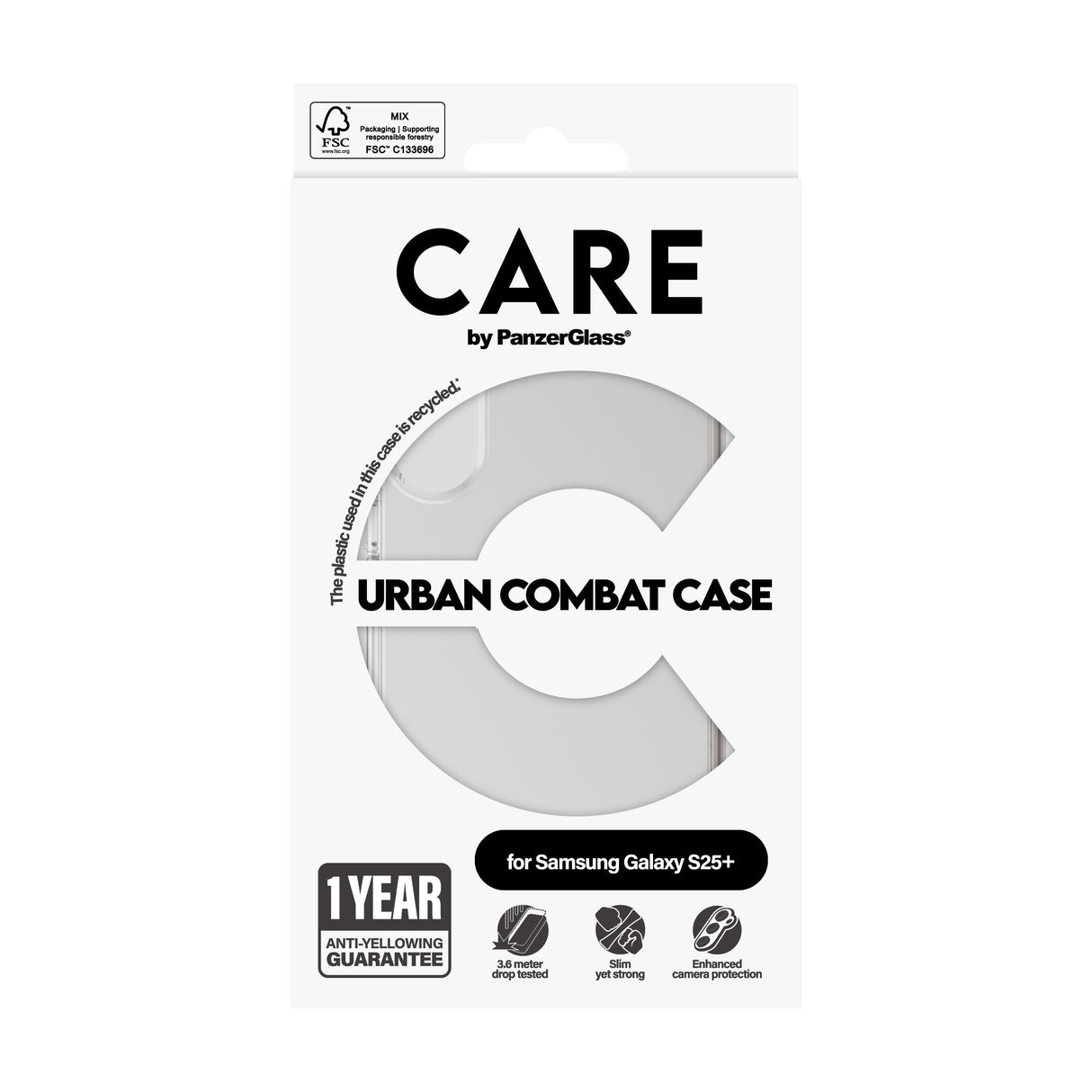 EAN 5715685016868 - PanzerGlass CARE™ by ® Urban Combat Case Transparent Samsung Galaxy S25+ funda para teléfono móvil Transp imagen 3