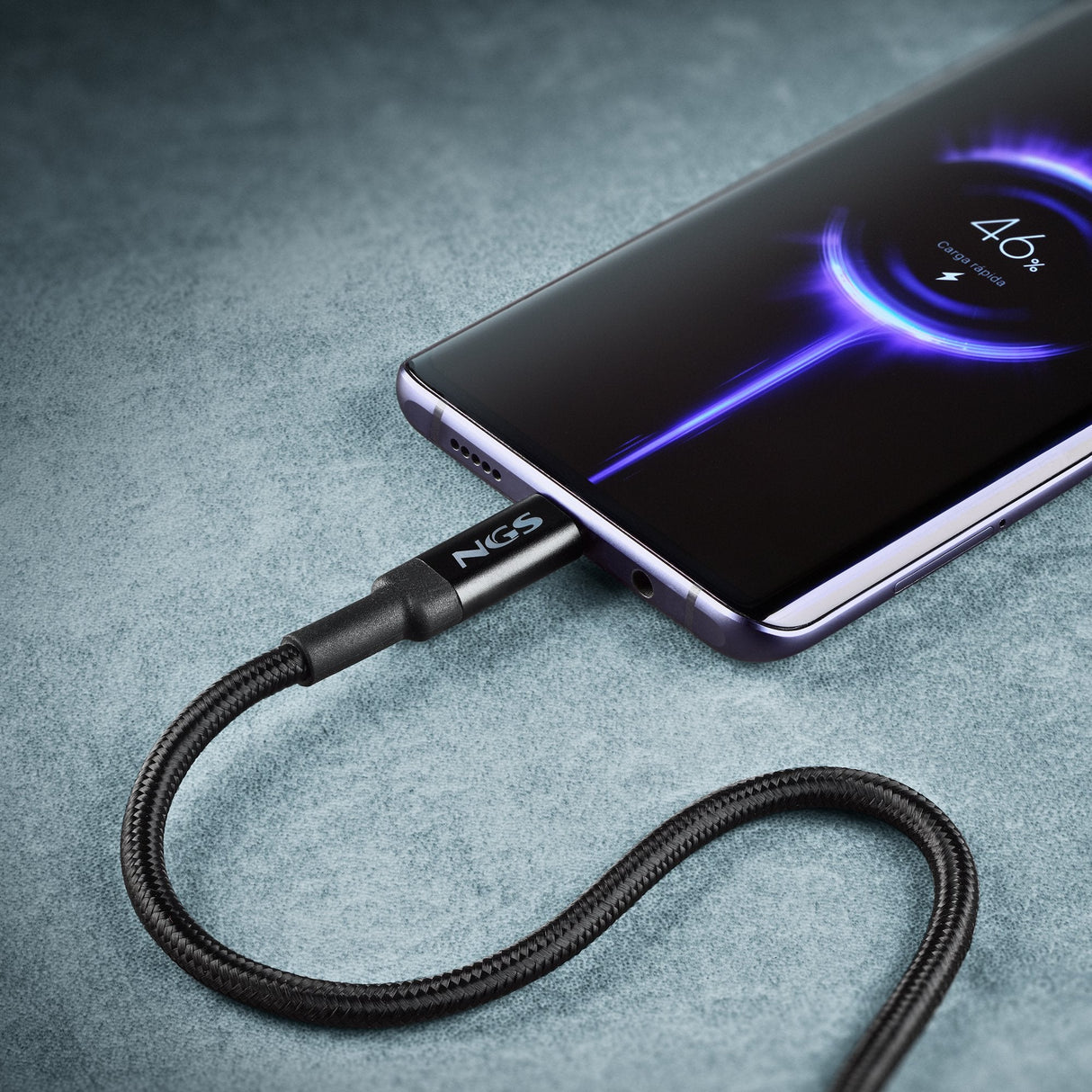 EAN 8435430625875 - NGS KNOT 100W-3 cable USB USB 2.0 3 m USB C Negro imagen 9