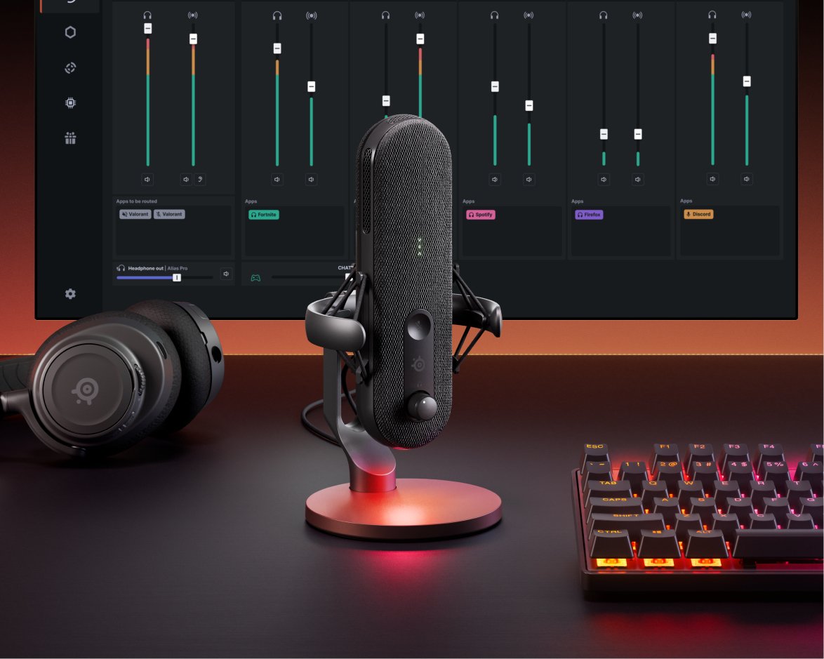 EAN 5707119043410 - Steelseries ALIAS Negro Micrófono para PC imagen 2