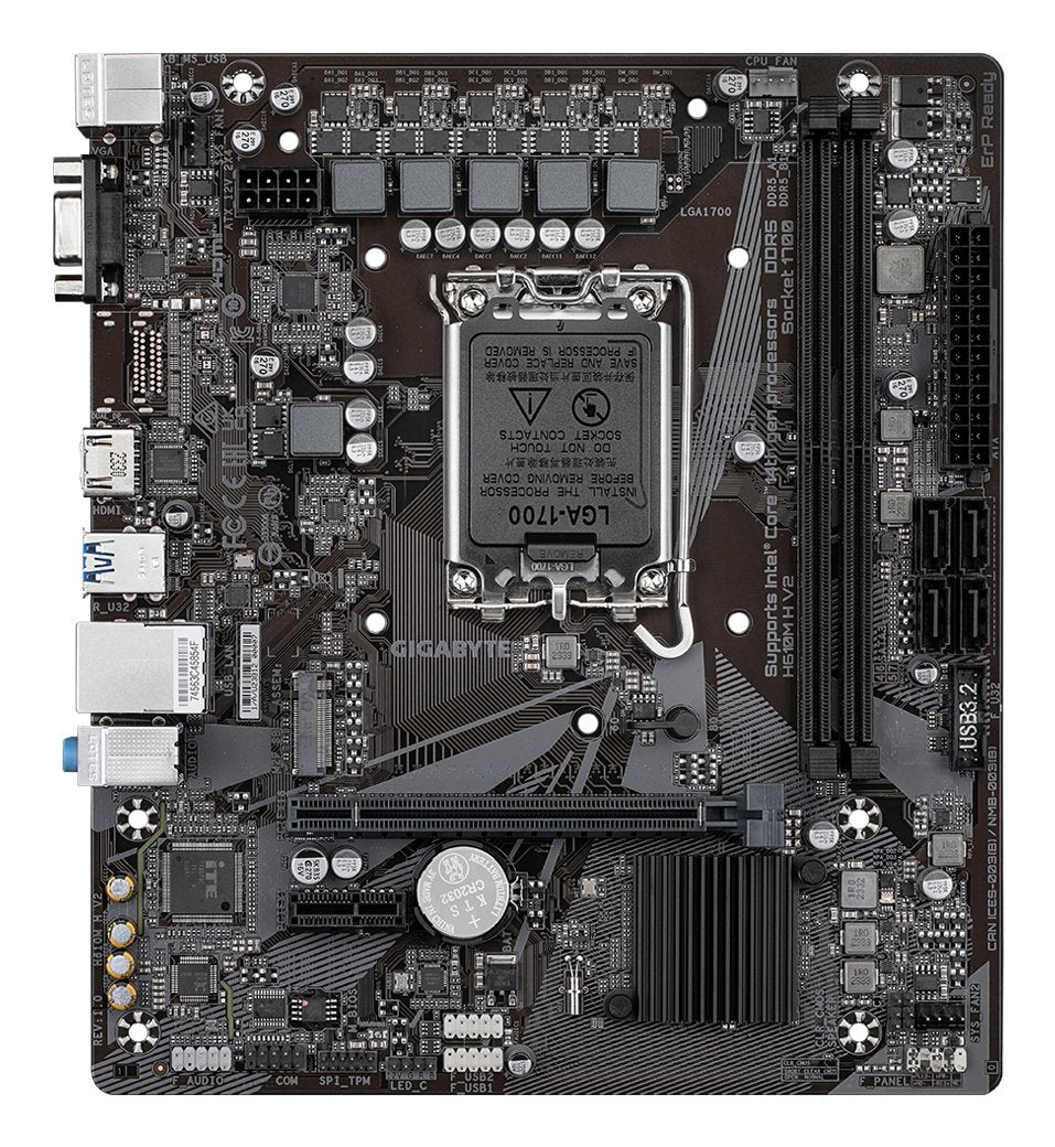 EAN 4719331859985 - GIGABYTE H610M H V2 placa base Intel H610 Express LGA 1700 micro ATX imagen 2