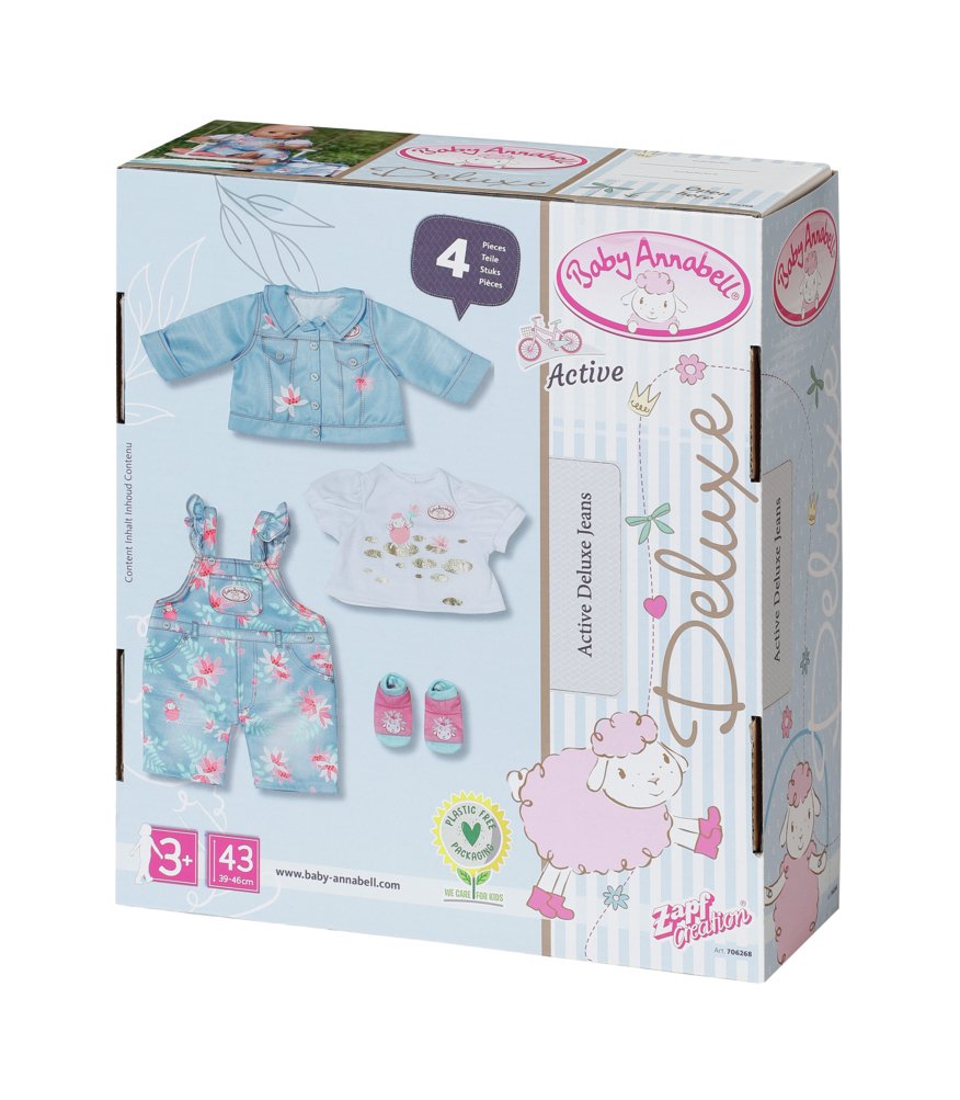 Accesorios Para Muñecas Zapf Creation Baby Annabell® Active Deluxe Jeans 43cm, 706268