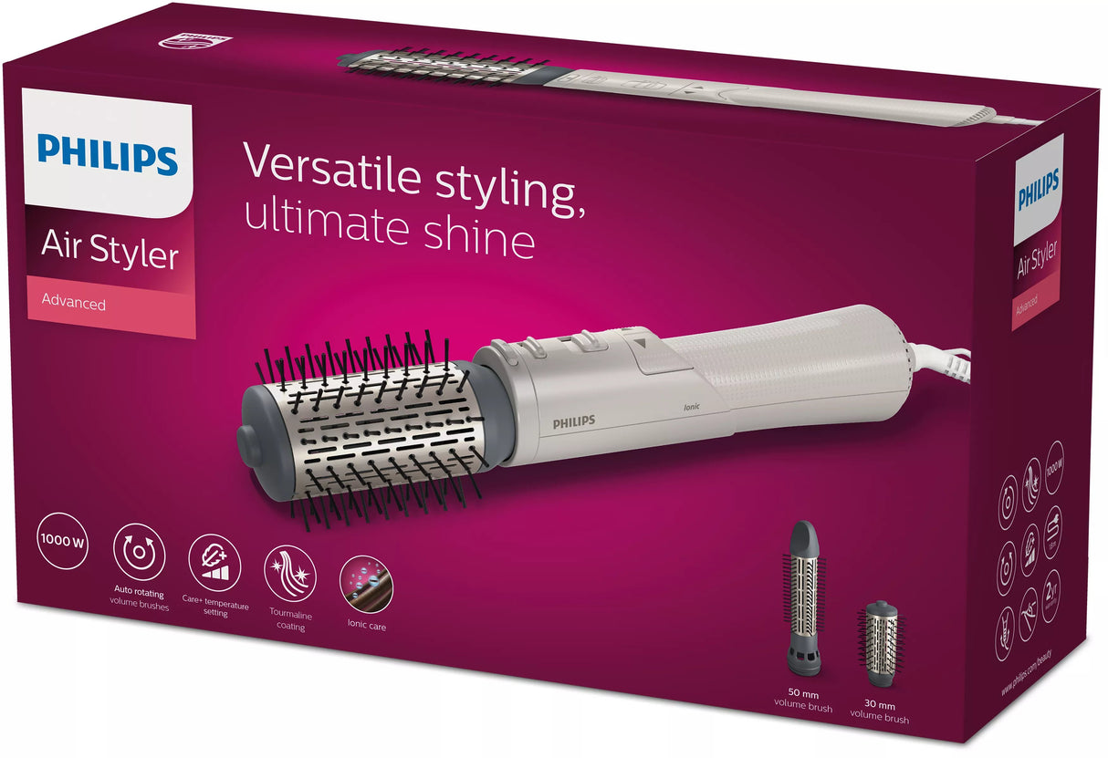EAN 8720689003872 - Philips 7000 series BHA710/00 Utensilio de peinado Cepillo de aire caliente Caliente Plata 1000 W 1,8 m imagen 3