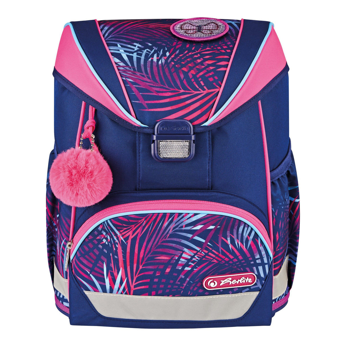 EAN 4008110347448 - Herlitz UltraLight Plus Tropical Chill juego de mochila escolar Chica Poliéster Marina, Rosa imagen 11