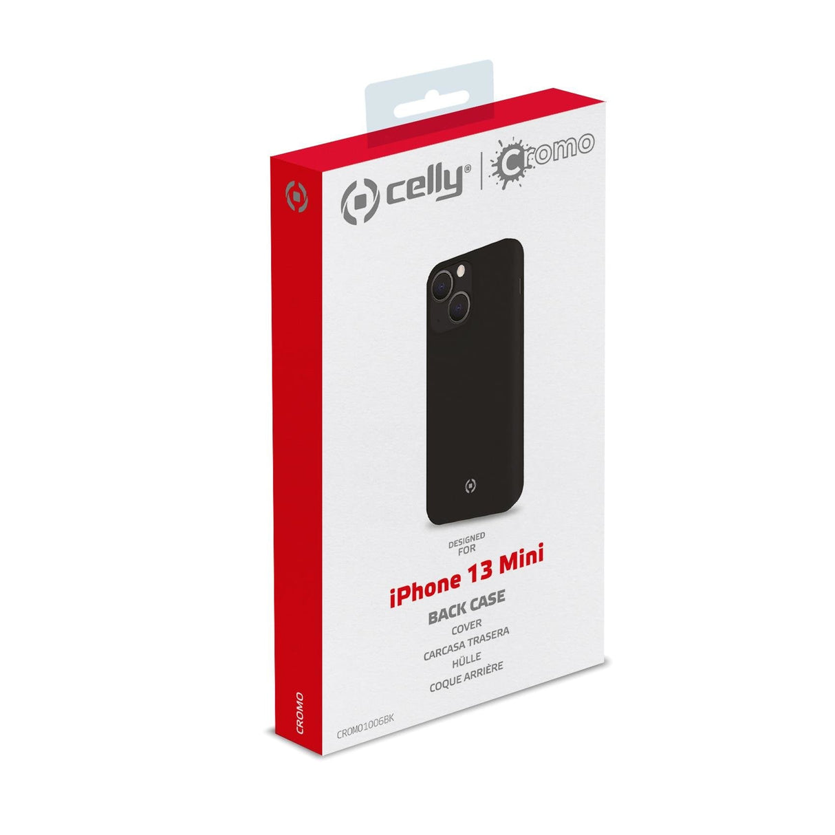 EAN 8021735190592 - Celly Cromo funda para teléfono móvil 13,7 cm (5.4") Negro imagen 7