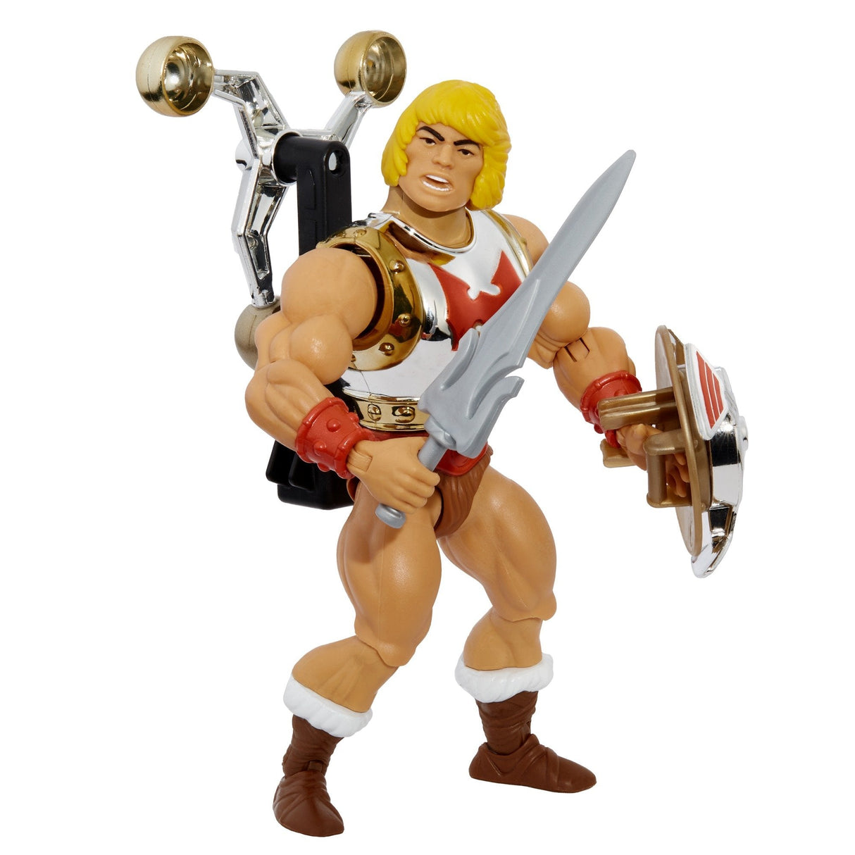 Masters Of The Universe Origins Deluxe Actionfigur (14 Cm) He-Man, Spielfigur Hdt22