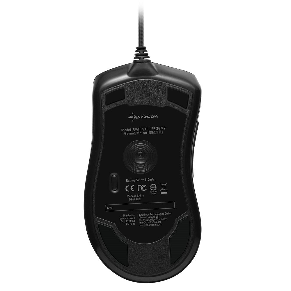 EAN 4044951021536 - Sharkoon Skiller SGM2 ratón Juego mano derecha USB tipo A Óptico 6400 DPI imagen 5