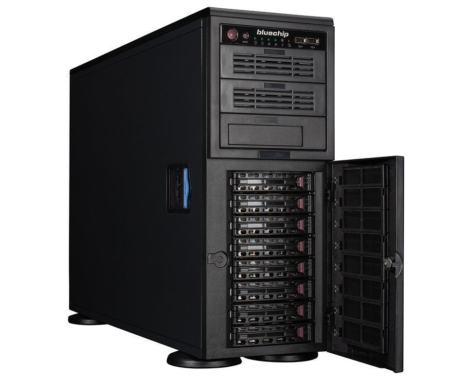 EAN 4250749710449 - bluechip SERVERline T40312s servidor 1,92 TB Torre (4U) AMD EPYC 7313P 3 GHz 32 GB DDR4-SDRAM 1280 W imagen 2
