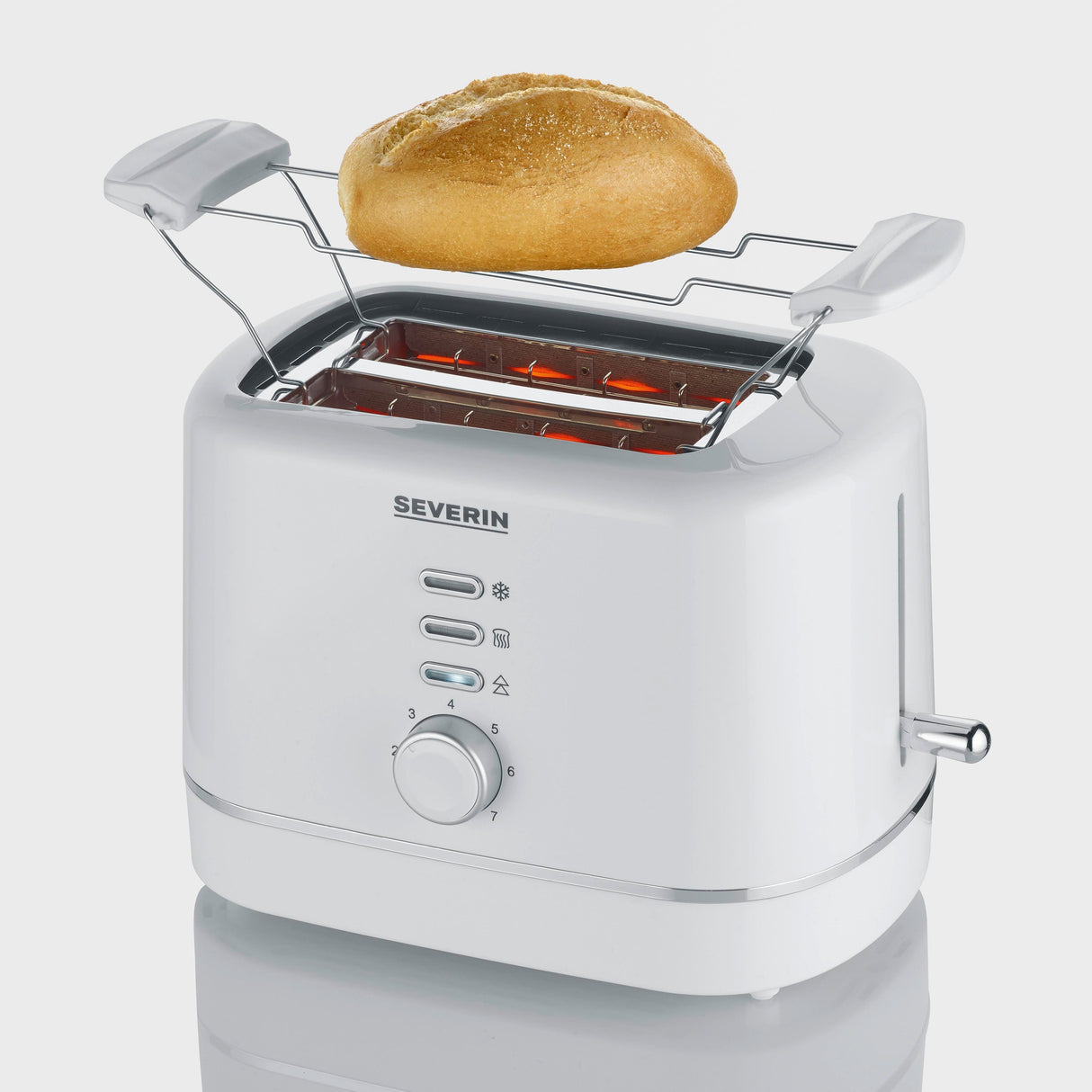 EAN 4008146044083 - Severin AT 4324 tostadora 2 rebanada(s) 850 W Blanco imagen 2