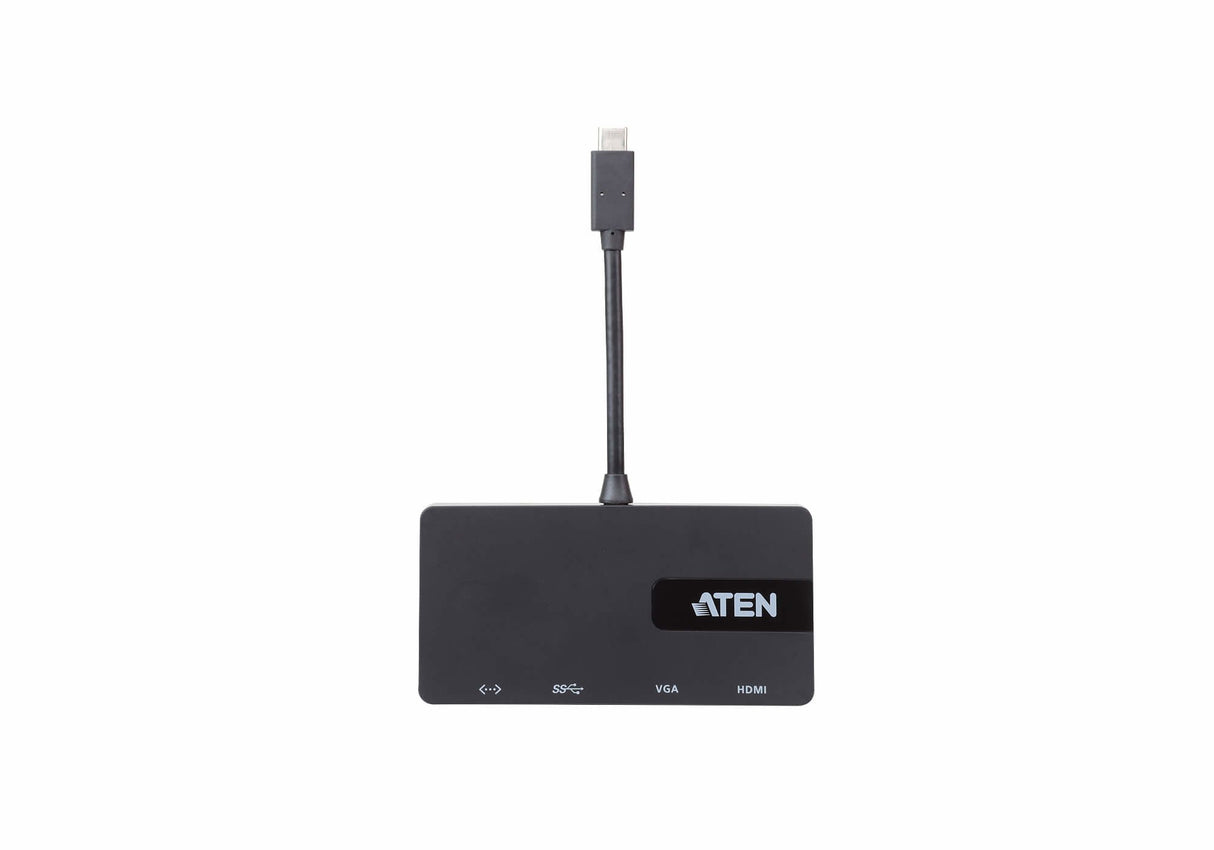 EAN 4719264645730 - ATEN UH3232 Alámbrico USB 3.2 Gen 1 (3.1 Gen 1) Type-C Negro imagen 3
