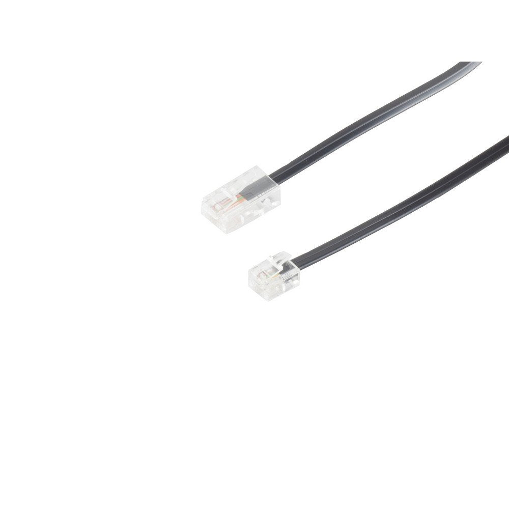 EAN 4017538702531 - S/CONN maximum connectivity 70253- cable telefónico 3 m Negro, Transparente imagen 1