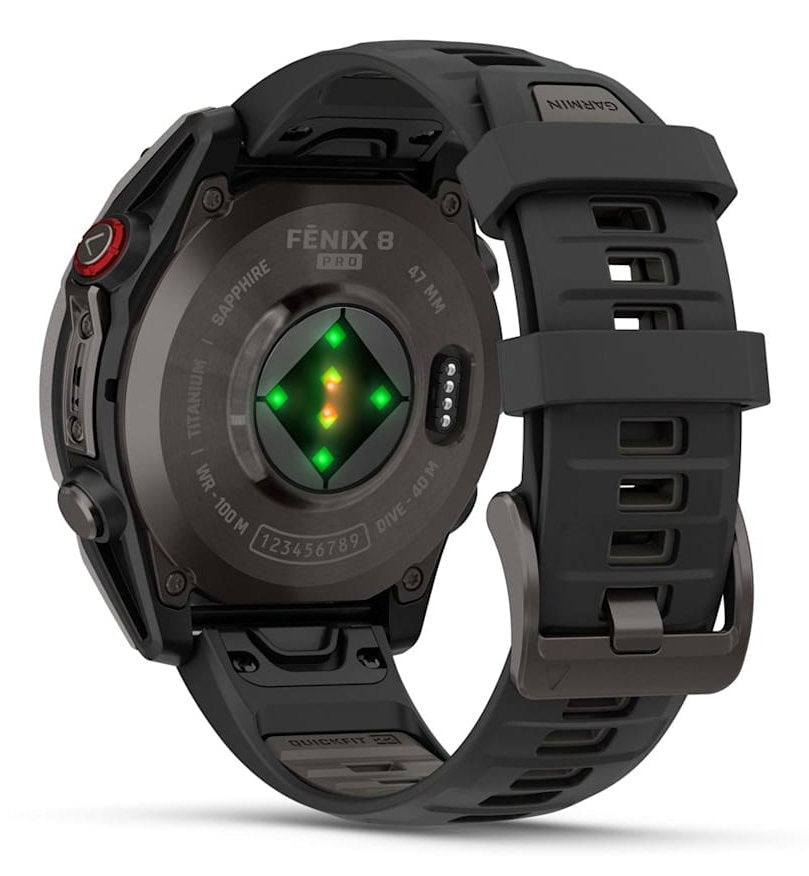 Smartwatch Garmin Fenix 8 Pro 3,56 Cm (1.4") Amoled 47 Mm Digital 454 X 454 Pixeles Pantalla Táctil Gris Wifi Gps (Satélite)