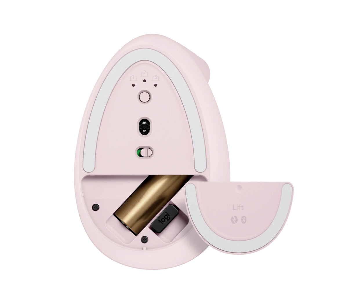 Logitech Lift Ratón Ergonómico Vertical, Inalámbrico, Bluetooth 910-006478