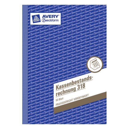 Avery Zweckform Recibo - 50 Hoja - A5 (148 X 210 Mm)