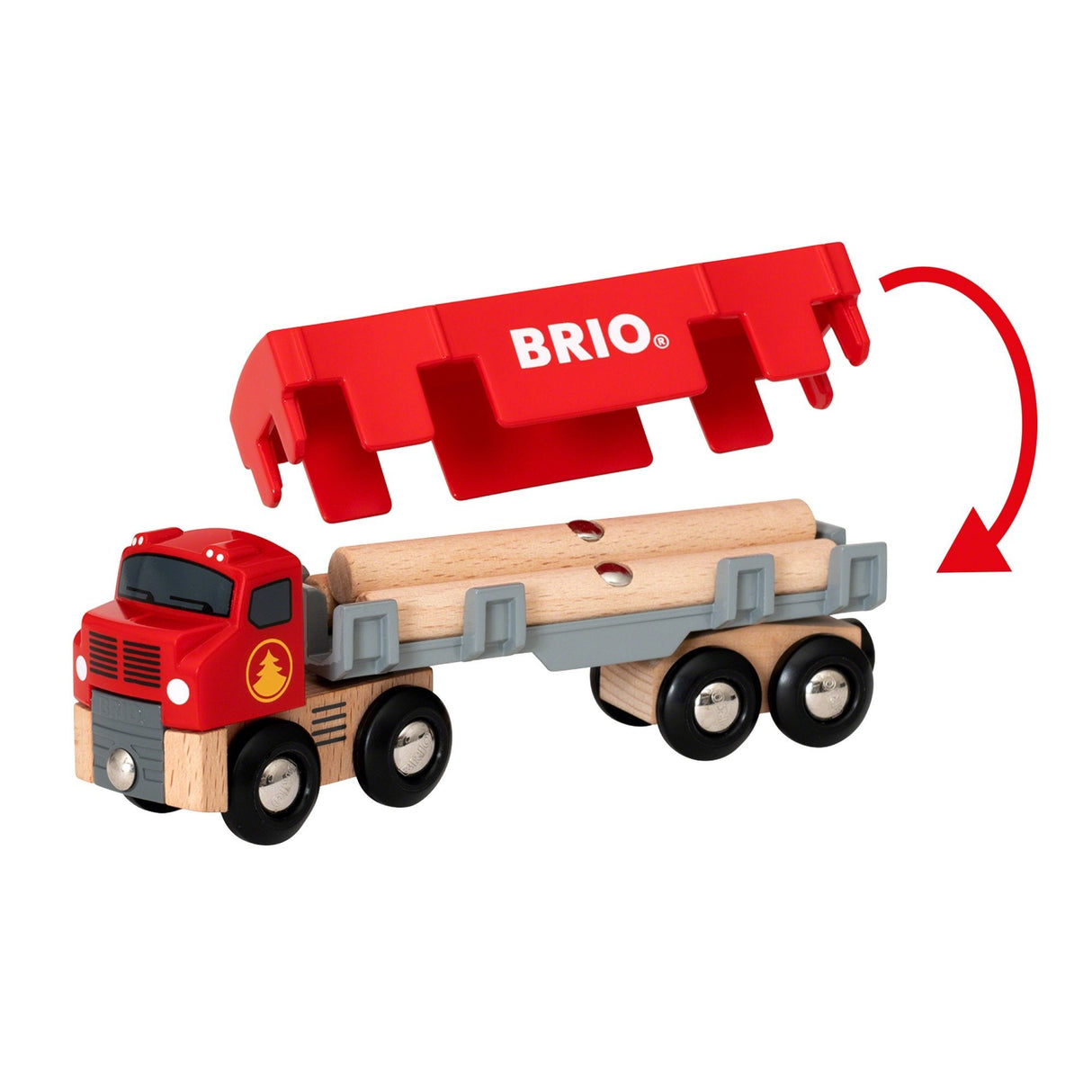 Brio Transportador De Madera Con Carga Magnética, 33657
