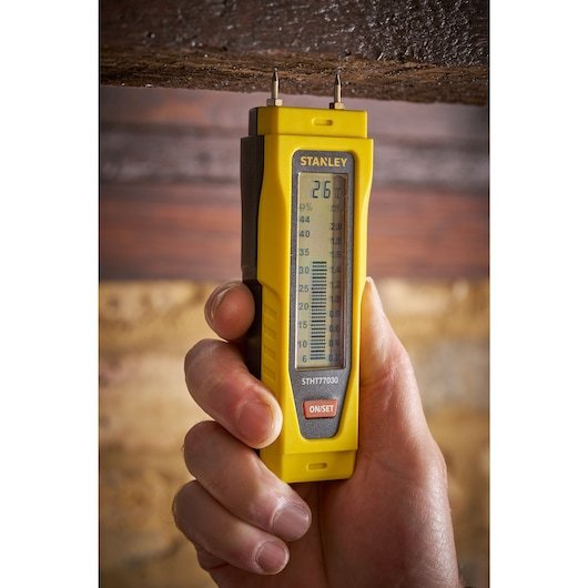 EAN 3253560770303 - Stanley 0-77-030 medidor de humedad Resistencia (puntas de medición) Concreto, Mortero, Yeso, Madera imagen 15