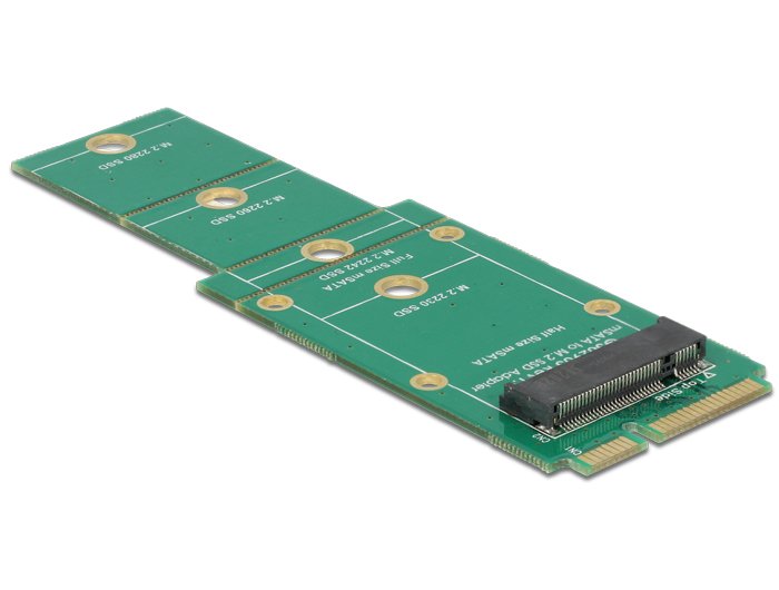 Delock Adapter Msata > M.2 Key B Slot