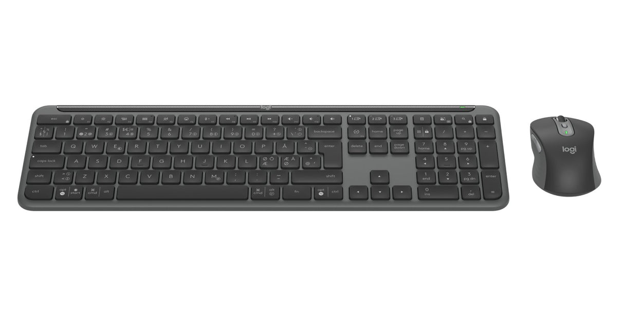 EAN 5099206119314 - Logitech MK950 teclado Ratón incluido Oficina RF Wireless + Bluetooth QWERTY Nórdico Grafito imagen 3